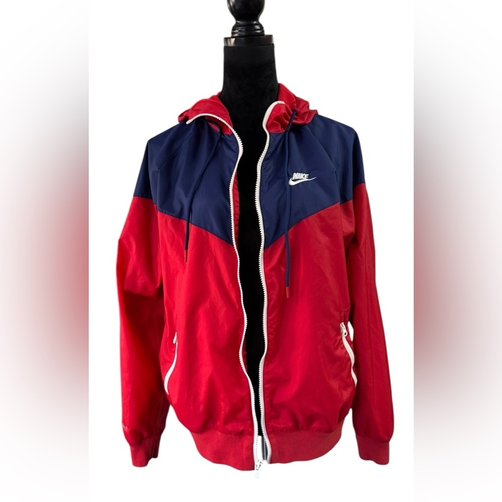 Nike Windrunner Red and Blue Jacket size Small​